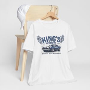 King's Automotive Tee | Vintage Car Repair Garage T‑Shirt