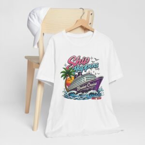 Ship Happens Cruise T-Shirt — 'Bruise Cruise' Retro Tropical Vacation Tee