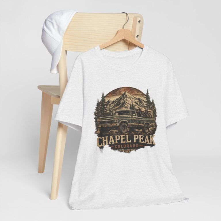 Chapel Peak Colorado Vintage Mountain Truck Tee